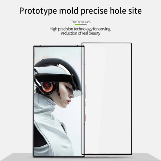 For Nubia Red Magic 9 Pro / 9 Pro+ PINWUYO 9H 2.5D Full Screen Tempered Glass Film(Black) by PINWUYO