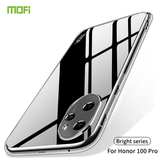 For Honor 100 Pro MOFI Ming Series Ultra-thin TPU Phone Case(Transparent) by MOFI