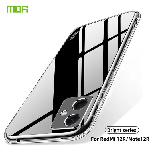 For Xiaomi Redmi 12R / Note 12R MOFI Ming Series Ultra-thin TPU Phone Case(Transparent) by MOFI