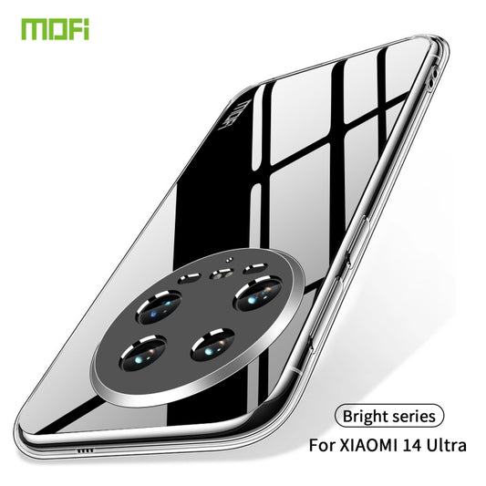 For Xiaomi 14 Ultra MOFI Ming Series Ultra-thin TPU Phone Case(Transparent) by MOFI