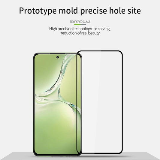 For OPPO K12x PINWUYO 9H 2.5D Full Screen Tempered Glass Film(Black) by PINWUYO