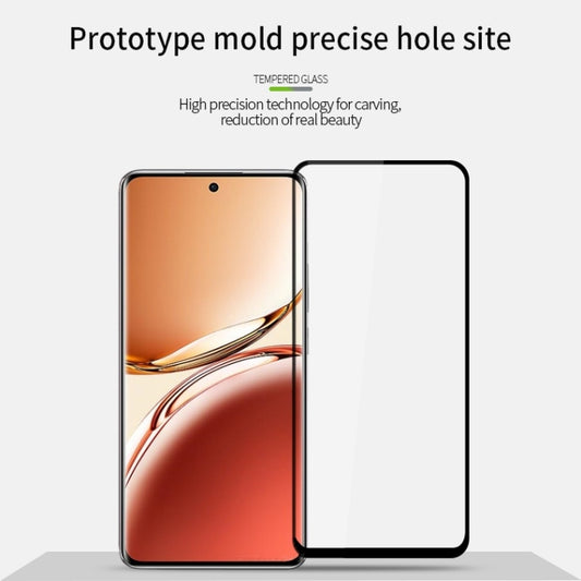 For OPPO A3 Pro India PINWUYO 9H 2.5D Full Screen Tempered Glass Film(Black) by PINWUYO