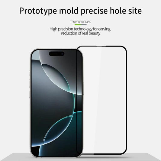 For iPhone 17 Pro MOFI 9H 2.5D Full Screen Tempered Glass Film(Black) - iPhone 17 Pro Tempered Glass by MOFI | Online Shopping UK | buy2fix