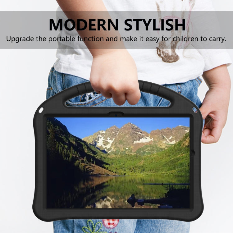 For Samsung Galaxy Tab A9+ EVA Shockproof Tablet Case with Holder(Black) by buy2fix