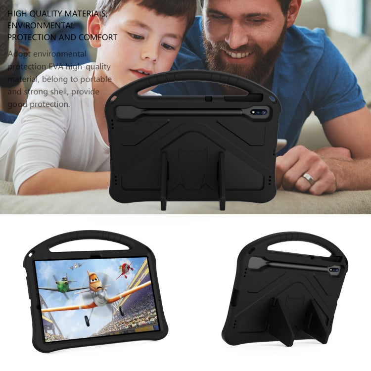 For Samsung Galaxy Tab S10+ 12.4 EVA Shockproof Tablet Case with Holder(Black) by buy2fix