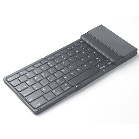 B099 Tablets Laptops 3-Mode Wireless Bluetooth Keyboard Rechargeable Folding Silent Keyboard by buy2fix