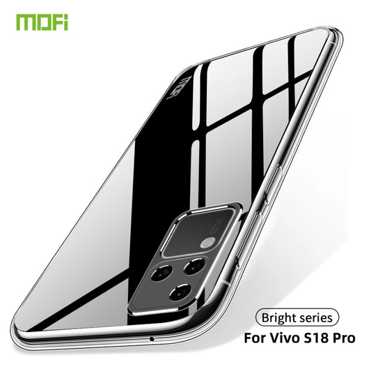 For vivo S18 Pro MOFI Ming Series Ultra-thin TPU Phone Case(Transparent) by MOFI