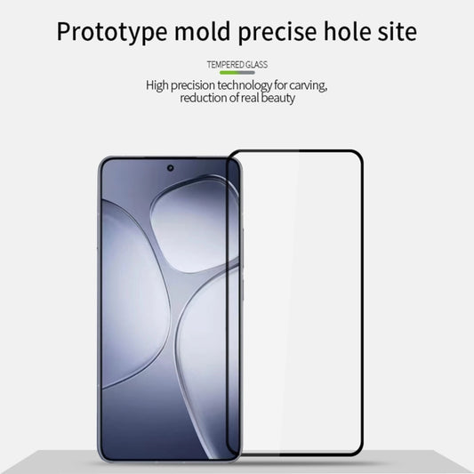For Xiaomi Redmi K70 Ultra MOFI 9H 2.5D Full Screen Tempered Glass Film(Black) - by MOFI | Online Shopping UK | buy2fix
