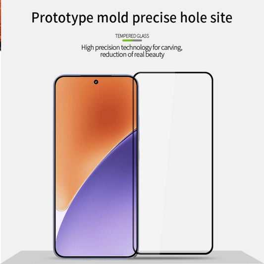 For Xiaomi 15 MOFI 9H 2.5D Full Screen Tempered Glass Film(Black) by MOFI