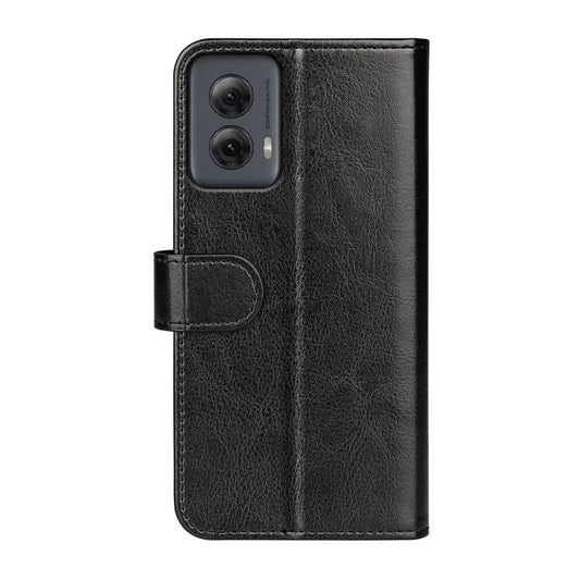For Motorola Moto G Power 5G 2024 R64 Texture Horizontal Flip Leather Phone Case(Black) by buy2fix