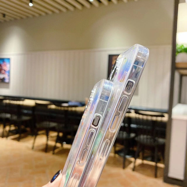 For iPhone 16 Cosmic Star Glitter Epoxy TPU Phone Case(Transparent) by buy2fix