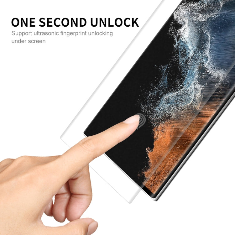 For Smausng Galaxy S23 Ultra 5G ENKAY Retro Leather Skin PC Phone Case with Soft PET Film(Pink) by ENKAY