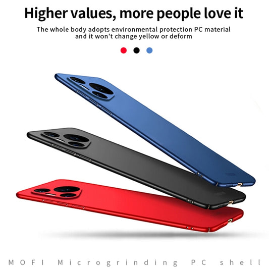 For Huawei Pura 70 MOFI Micro-Frosted PC Ultra-thin Hard Phone Case(Black) by MOFI