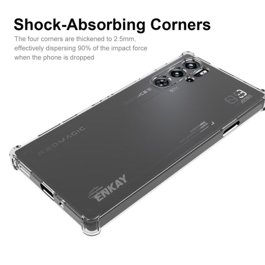 For ZTE Nubia Red Magic 9 Pro / 9 Pro+ ENKAY Hat-Prince Transparent TPU Shockproof Phone Case - ZTE Cases by ENKAY | Online Shopping UK | buy2fix