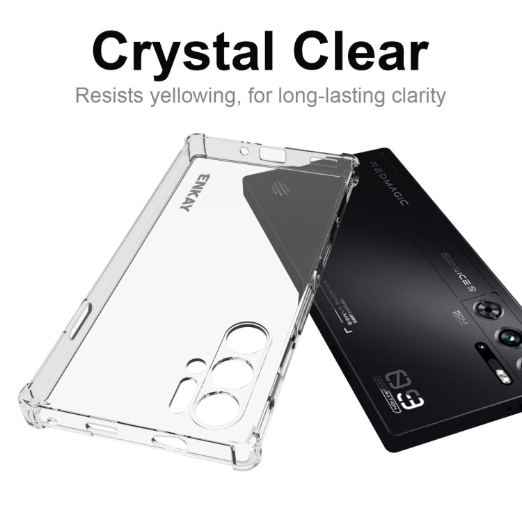 For ZTE Nubia Red Magic 9 Pro / 9 Pro+ ENKAY Hat-Prince Transparent TPU Shockproof Phone Case - ZTE Cases by ENKAY | Online Shopping UK | buy2fix