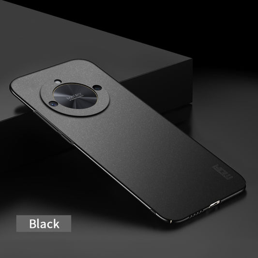 For Honor X50 5G MOFI Fandun Series Frosted PC Ultra-thin All-inclusive Phone Case(Black) by MOFI