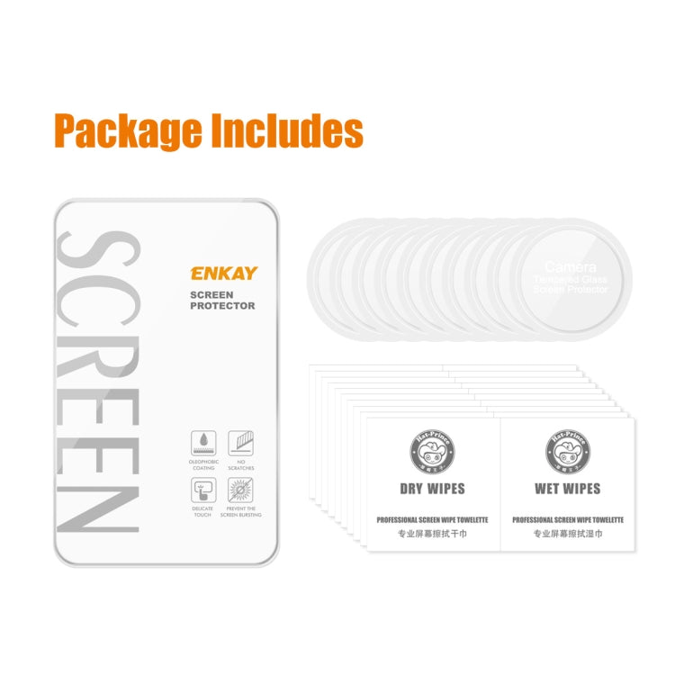 For Xiaomi Watch S4 Sport 10pcs ENKAY 0.2mm 9H Tempered Glass Screen Protector Watch Film by ENKAY