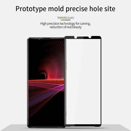 For Sony Xperia 1 VI PINWUYO 9H 2.5D Full Screen Tempered Glass Film(Black) by PINWUYO