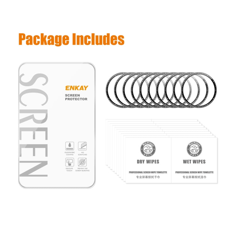 For Huawei Watch GT 5 46mm 10pcs ENKAY 3D Full Coverage Soft PC Edge PMMA HD Screen Film by ENKAY