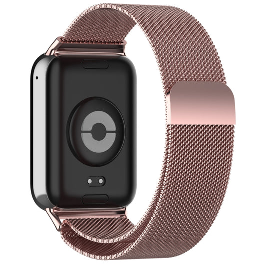 For Xiaomi Smart Band 9 Pro / 8 Pro Milan Magnetic Steel Mesh Watch Band(Pink) by buy2fix