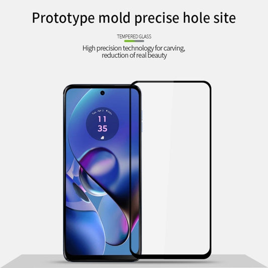 For Motorola Moto G64 PINWUYO 9H 2.5D Full Screen Tempered Glass Film(Black) by PINWUYO