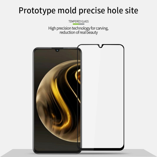 For Huawei nova Y72 PINWUYO 9H 2.5D Full Screen Tempered Glass Film(Black) by PINWUYO
