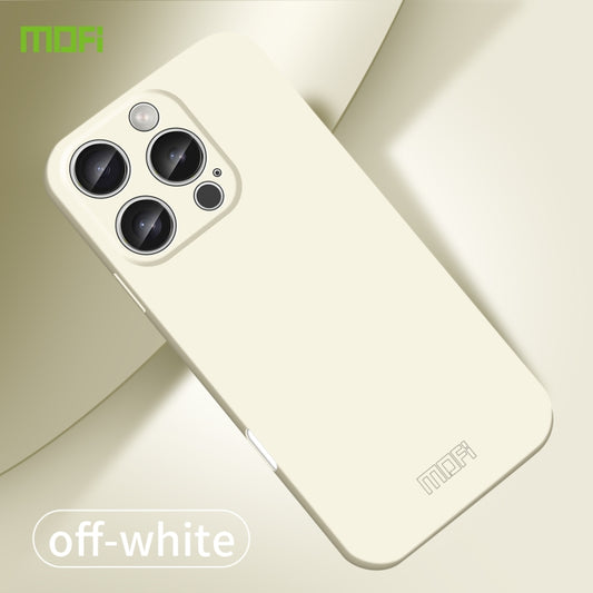 For iPhone 16 Pro Max MOFI Qin Series Skin Feel All-inclusive PC Phone Case(Beige) by MOFI