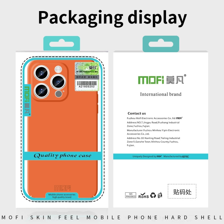 For iPhone 16 Pro MOFI Qin Series Skin Feel All-inclusive PC Phone Case(Green) by MOFI