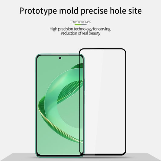 For Huawei nova 12 SE MOFI 9H 2.5D Full Screen Tempered Glass Film(Black) by MOFI
