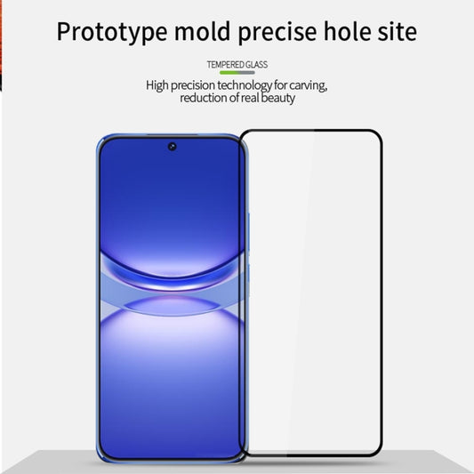 For Huawei nova 12S MOFI 9H 2.5D Full Screen Tempered Glass Film(Black) by MOFI