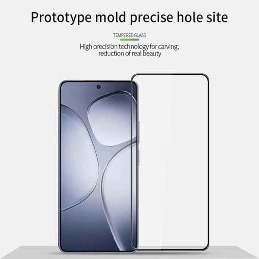 For Xiaomi Redmi K70 Ultra MOFI 9H 3D Explosion-proof Curved Screen Tempered Glass Film(Black) by MOFI