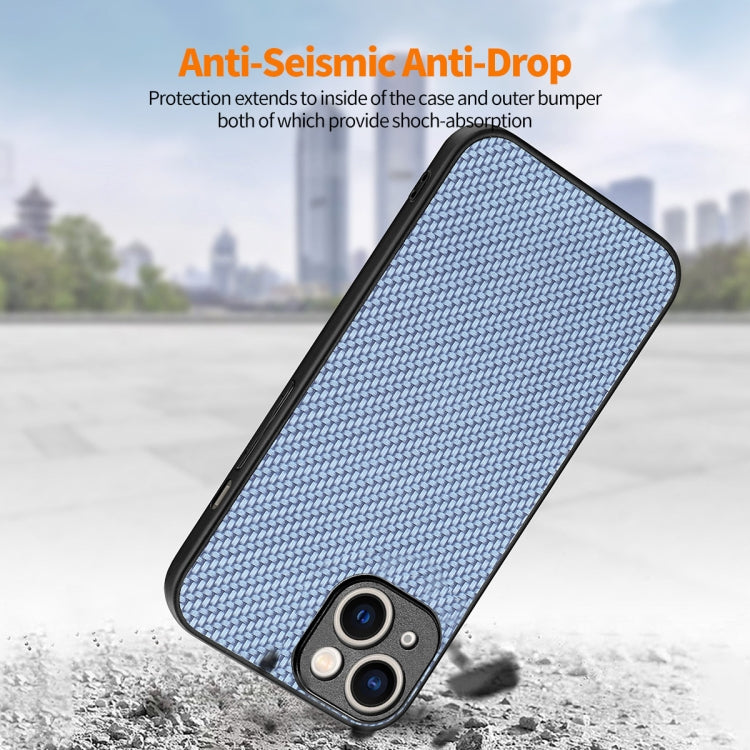 For iPhone 14 ENKAY Fiber Leather Skin PC Phone Case with High Aluminum-silicon Glass Film(Green) - iPhone 14 Cases by ENKAY | Online Shopping UK | buy2fix