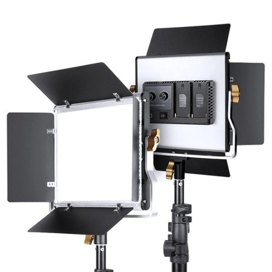 VLOGLITE W660S For Video Film Recording 3200-5600K Lighting LED Video Light with Tripod, Plug:UK Plug by VLOGLITE