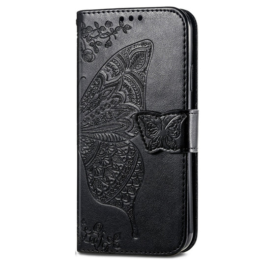For Xiaomi Redmi K70 Butterfly Love Flower Embossed Leather Phone Case(Black) by buy2fix