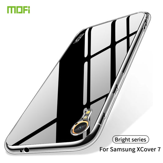 For Samsung Galaxy Xcover 7 MOFI Ming Series Ultra-thin TPU Phone Case(Transparent) by MOFI
