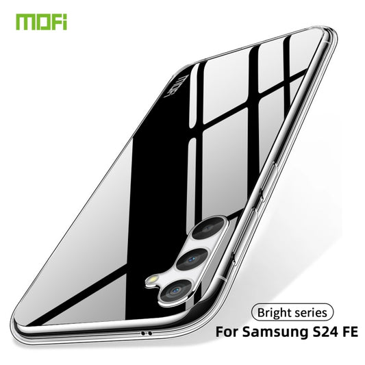 For Samsung Galaxy S24 FE 5G MOFI Ming Series Ultra-thin TPU Phone Case(Transparent) by MOFI