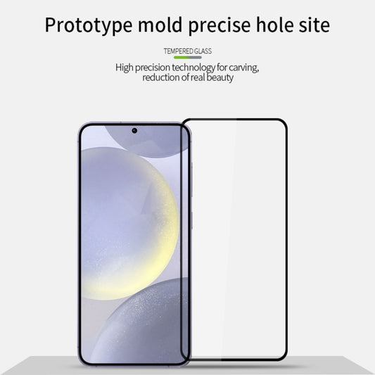 For Samsung Galaxy S25+ 5G MOFI 9H 2.5D Full Screen Tempered Glass Film(Black) by MOFI