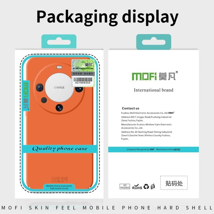 For Huawei nova 12 MOFI Qin Series Skin Feel All-inclusive PC Phone Case(Blue) by MOFI