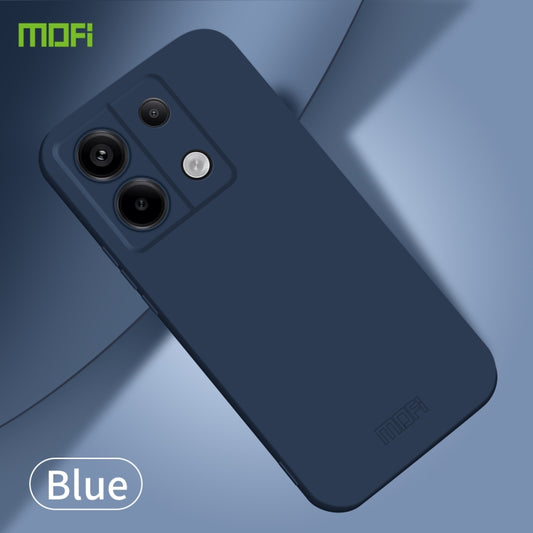 For Xiaomi Redmi Note 13 5G MOFI Qin Series Skin Feel All-inclusive PC Phone Case(Blue) by MOFI