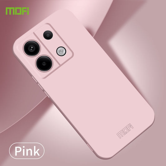For Xiaomi Redmi Note 13 5G MOFI Qin Series Skin Feel All-inclusive PC Phone Case(Pink) by MOFI