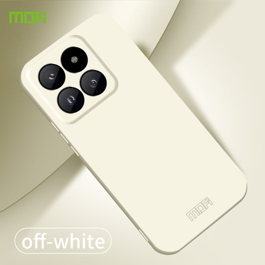 For Xiaomi 14 Pro MOFI Qin Series Skin Feel All-inclusive PC Phone Case(Beige) by MOFI