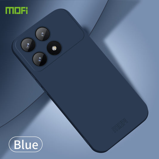 For Xiaomi Redmi K70E MOFI Qin Series Skin Feel All-inclusive PC Phone Case(Blue) by MOFI