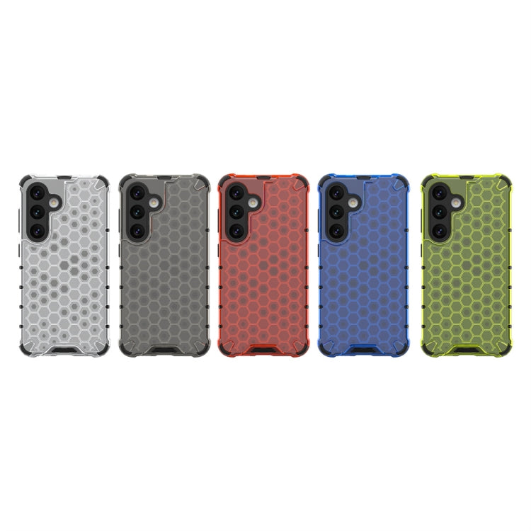 For Samsung Galaxy S24 5G Shockproof Honeycomb Phone Case(Green) by buy2fix
