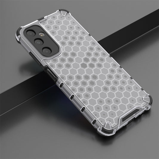 For Samsung Galaxy A05s Shockproof Honeycomb Phone Case(White) by buy2fix