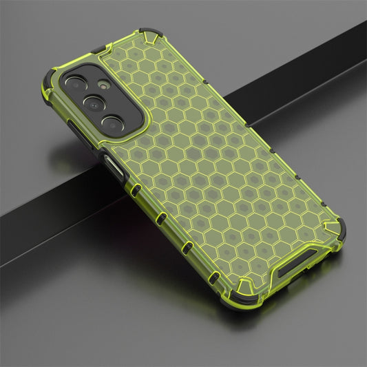For Samsung Galaxy A25 5G Shockproof Honeycomb Phone Case(Green) by buy2fix