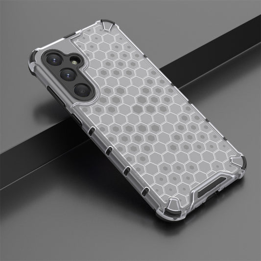 For Samsung Galaxy A33 Shockproof Honeycomb Phone Case(White) by buy2fix