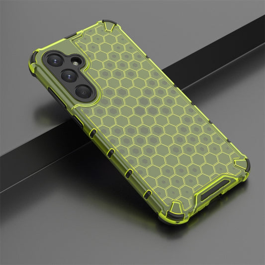 For Samsung Galaxy A33 Shockproof Honeycomb Phone Case(Green) by buy2fix