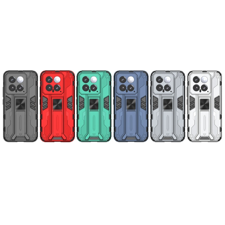 For Xiaomi 14 Supersonic Armor PC Hybrid TPU Phone Case(Red) by buy2fix