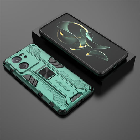 For Xiaomi 13T Supersonic Armor PC Hybrid TPU Phone Case(Green) by buy2fix