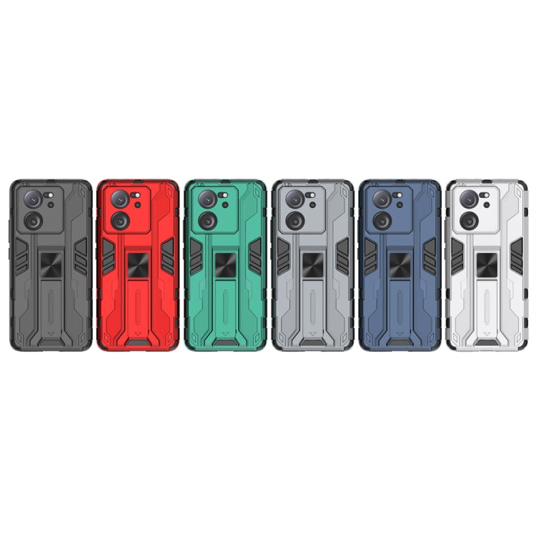 For Xiaomi 13T Pro Supersonic Armor PC Hybrid TPU Phone Case(Blue) by buy2fix